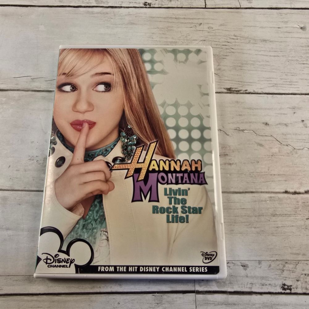 Y2K Hannah Montana Livin The Rock Star Life DVD 2006 Disney Channel Miley Cyrus